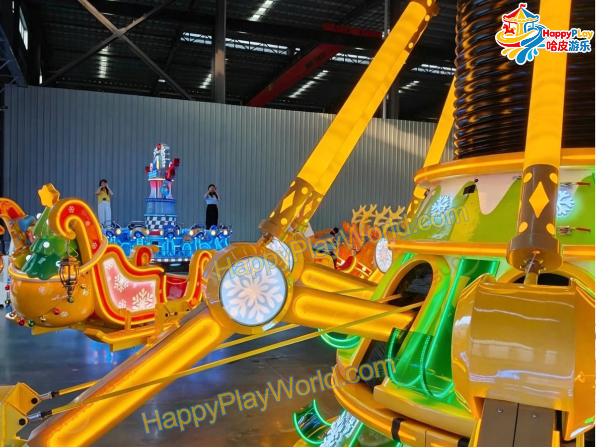 HPW-CR-CT-16  16seats Christmas Theme Amusement Ride for sale