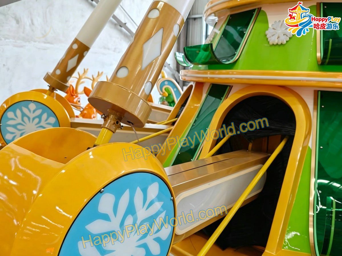 HPW-CR-CT-16  16seats Christmas Theme Amusement Ride for sale