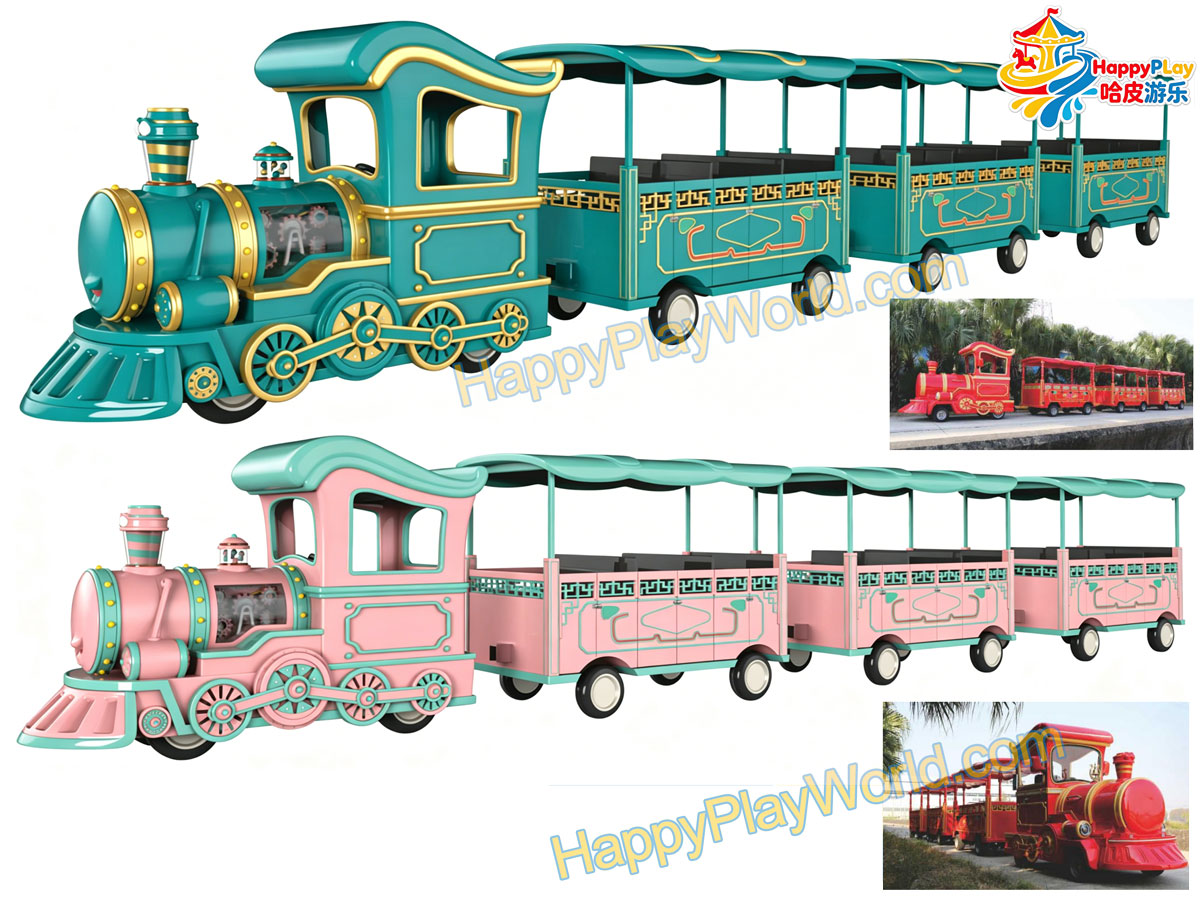 HPW-TK001 Chinese  Style train trackless train