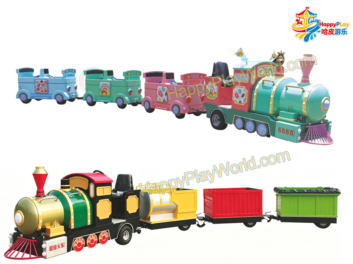HPW-TK028 city train trackless train gold Miner Train
