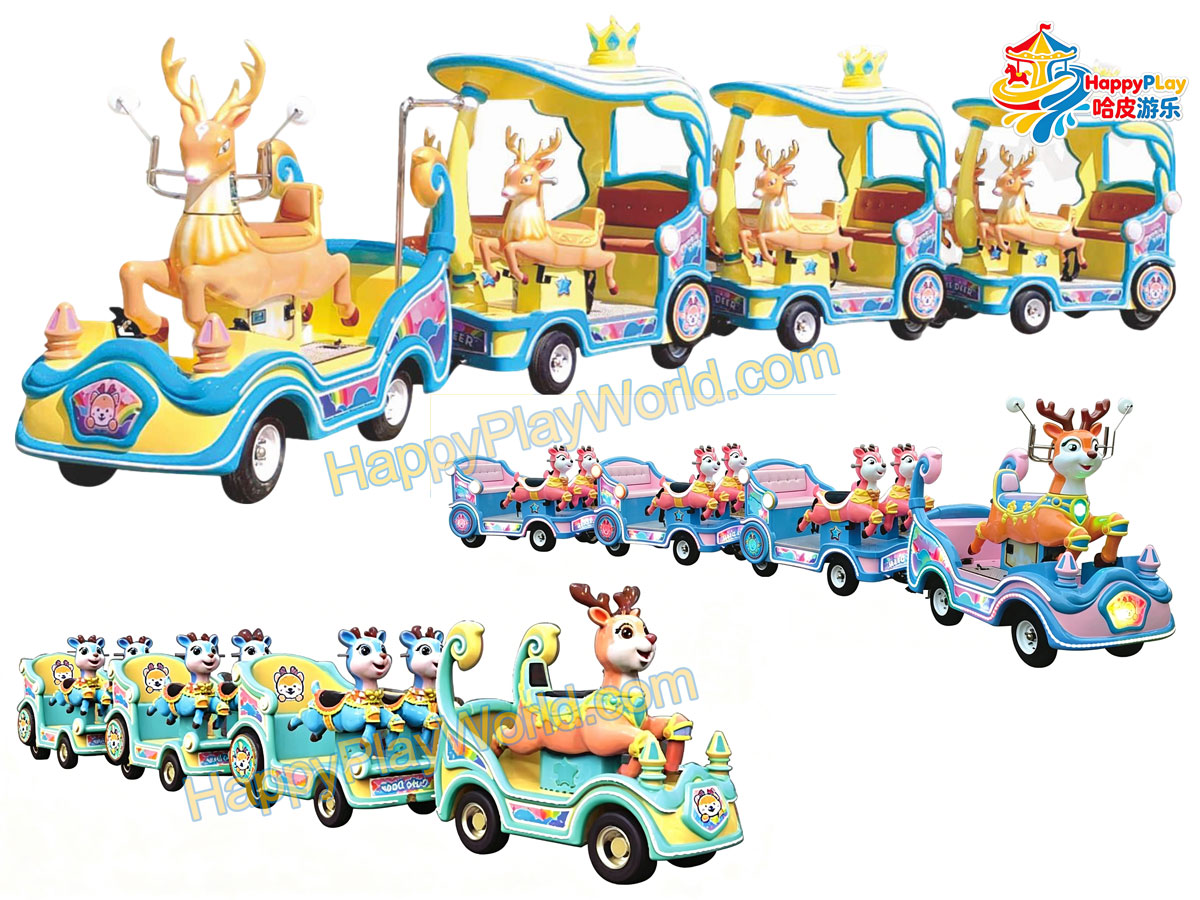 HPW-TK043 Royal Deer  train trackless train