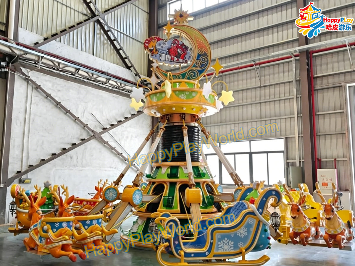 HPW-CR-CT-16  16seats Christmas Theme Amusement Ride for sale
