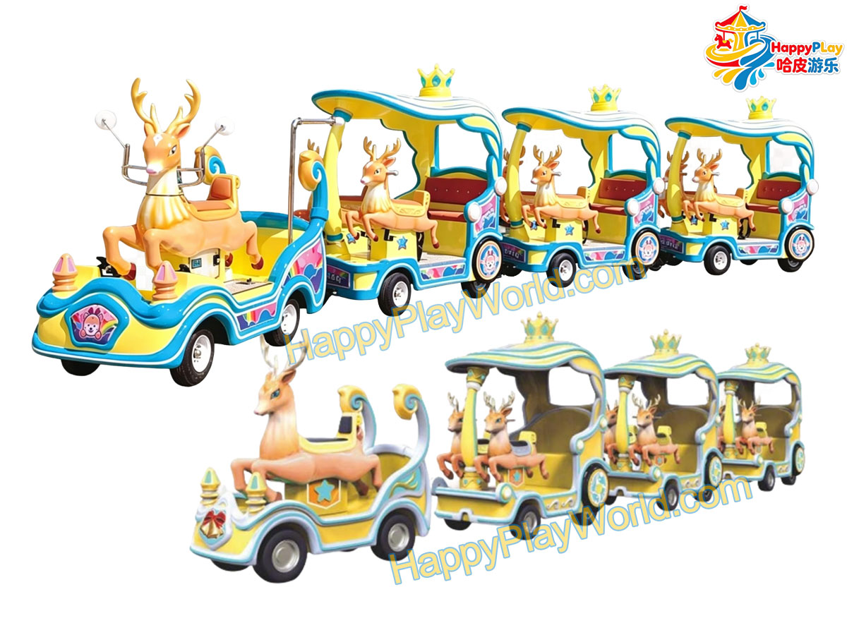 HPW-TK041 Crown Deer  trackless train