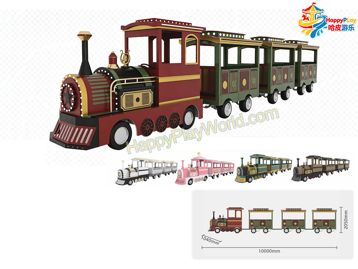 HPW-TK055  A Timeless Classic  trackless train