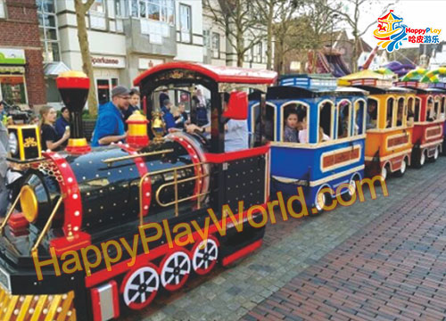 Hamburg Germany Outdoor Park Project | HPW-TK029 City Trackless Train